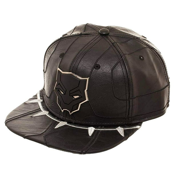 Wakanda Forever Black Panther Custom Snapback Hat New-Black